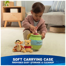 GUND honey pot storage case keeps toys organized and portable.