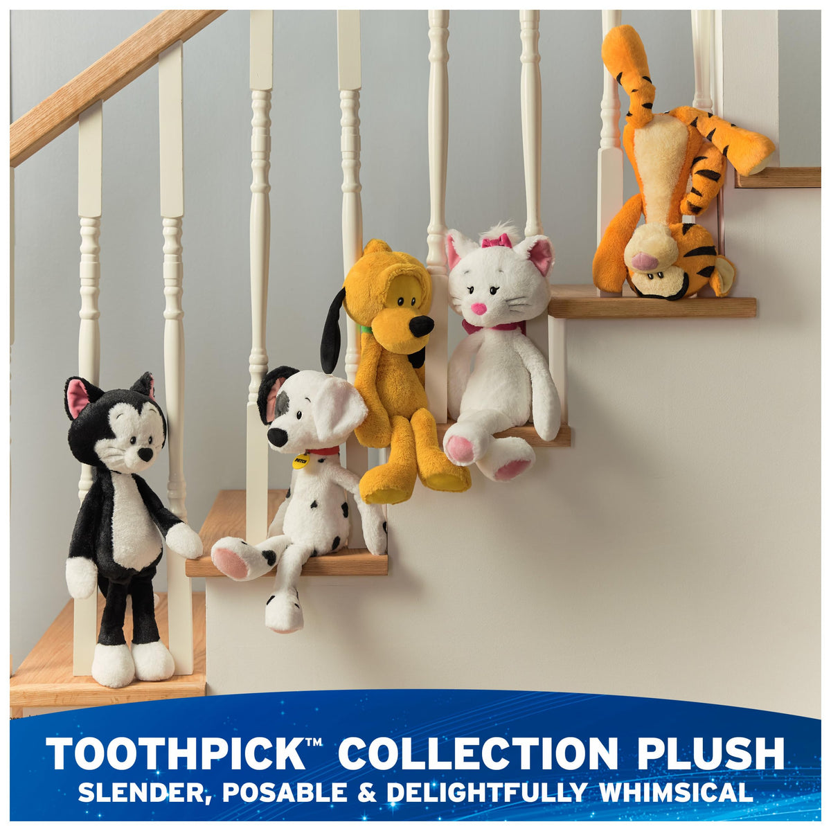 Marie Toothpick Plush designed for on-the-go play and travel