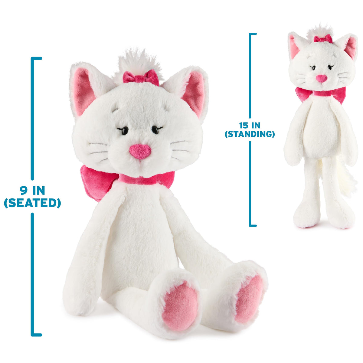 Marie Toothpick Plush ships in protective poly bag for gifting