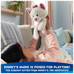 Marie plush by GUND with silver embroidery for durable, gentle hugs