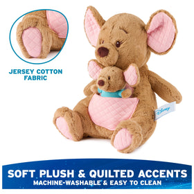 Kanga and Roo seated pose invites cozy storytelling and hugs.