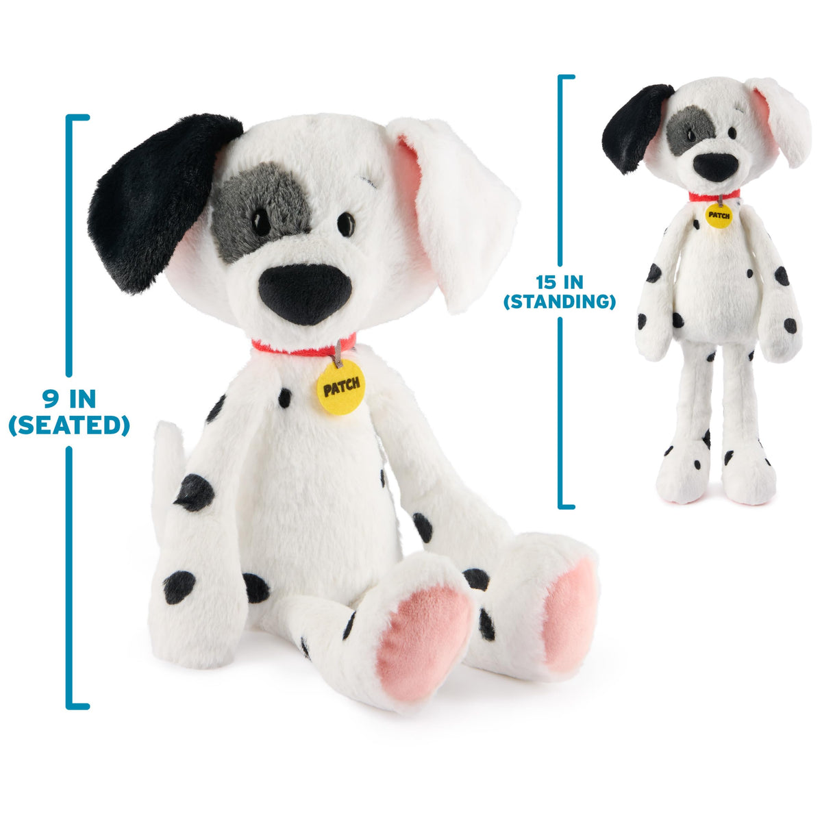 GUND Patch Toothpick plush nametag evokes introduction-ready friendship.
