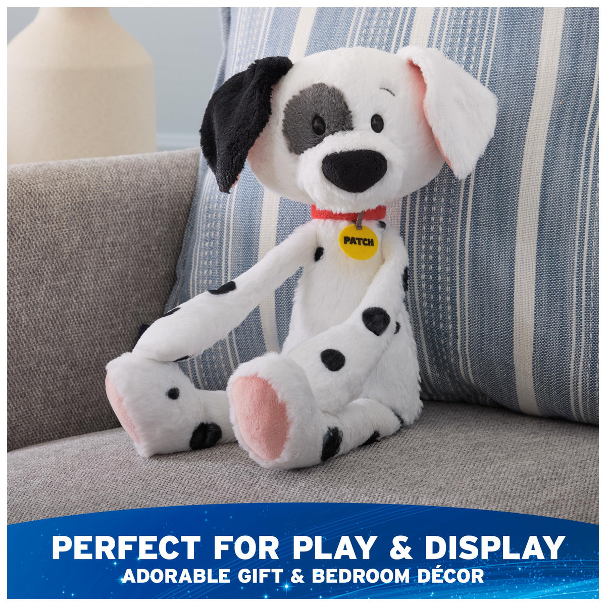 GUND Patch Toothpick plush black nose focal point for expressive moments.