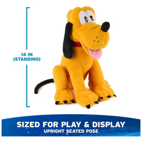 Pluto's nails and whiskers accenting plush features.
