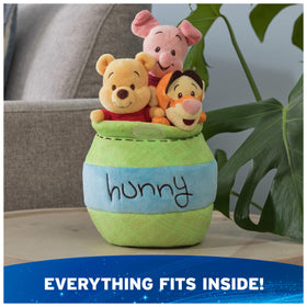 GUND Pooh embroidery details evoke classic character charm.