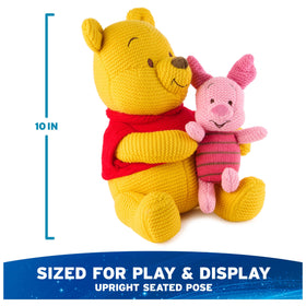 GUND Disney Pooh Piglet knit plush ten-inch size, a collectible cuddle friend