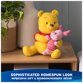 GUND Disney Pooh Piglet knit plush, soft texture ideal for cuddle time