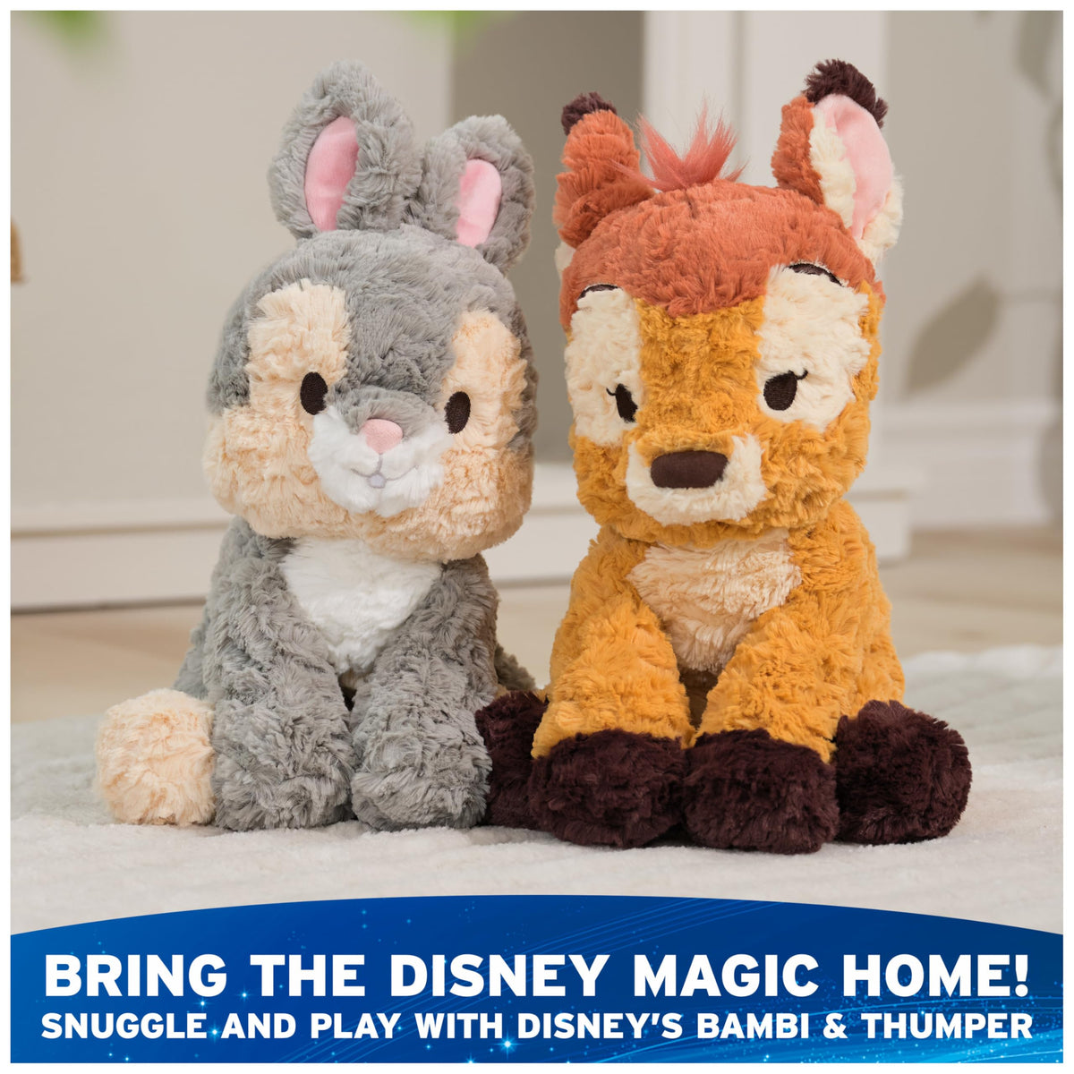 GUND Disney Thumper plush side profile highlighting long ears and gentle expression.