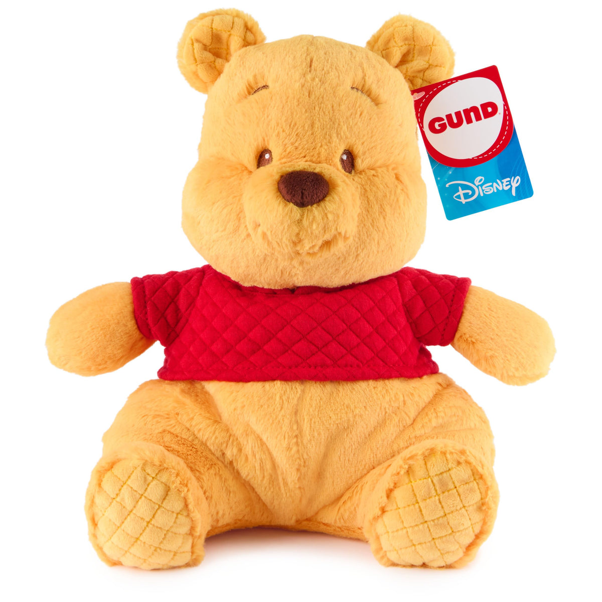 GUND Winnie the Pooh Oh So Snuggly plush seated for cuddly play and décor