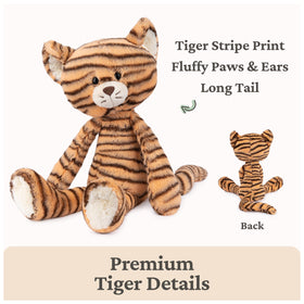 GUND Effe tiger with friends for imaginative play and companionship