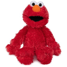 GUND Elmo plush face detail highlights the friendly eyes for comforting playtime