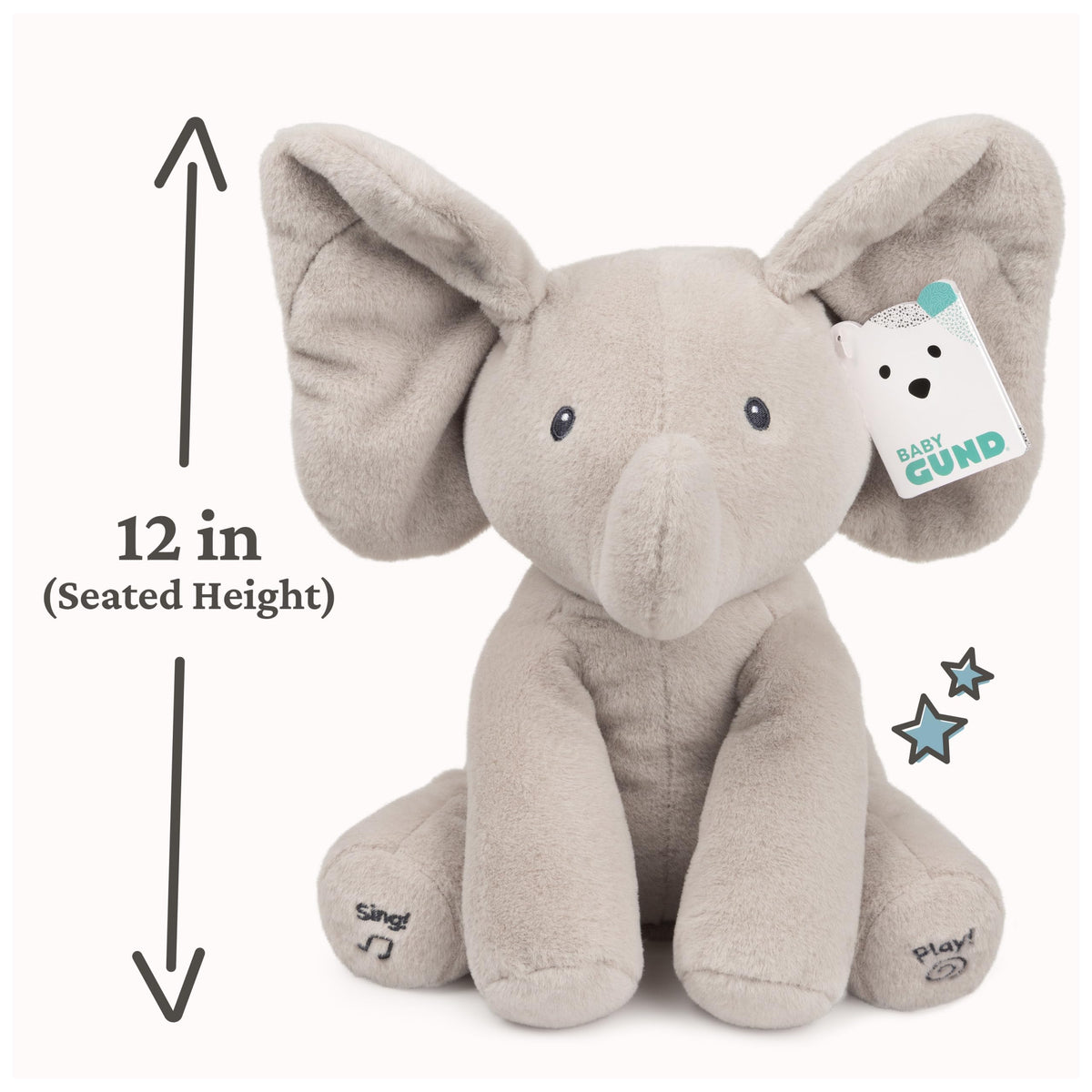GUND Flappy batteries not included for quick setup.