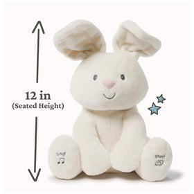 GUND Flora the Bunny surface-washable plush for quick cleanup