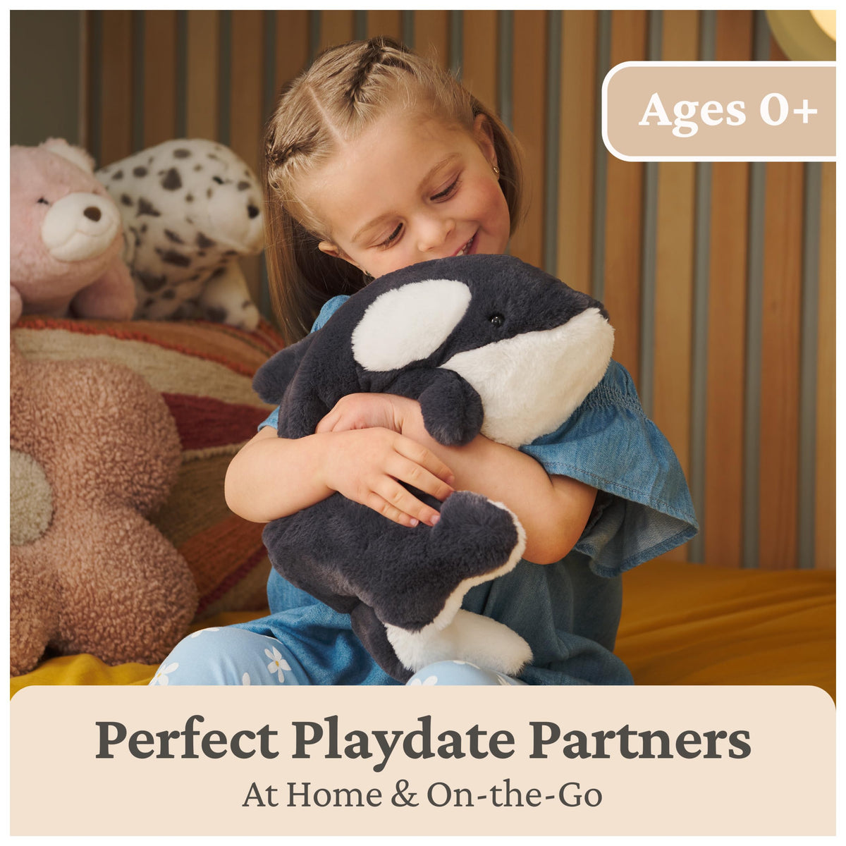 Flynn sized at 10 inches, ideal for little hands and hugs