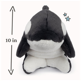 Surface-washable Flynn plush ready for quick cleaning after play