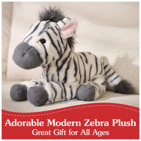GUND Gemma Zebra Plush mane detail for imaginative play