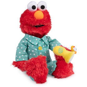 Glow-in-the-dark pajama details enhance bedtime routines with Elmo.