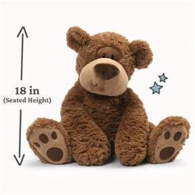 GUND Grahm teddy bear 18-inch body view ideal for child-friendly playtime