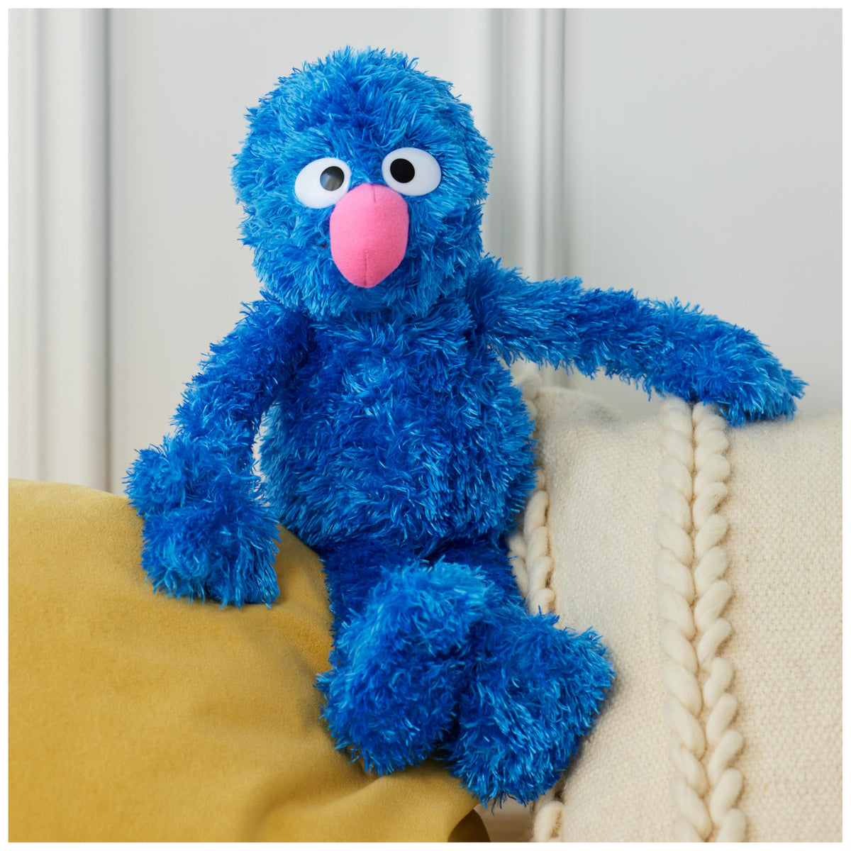 GUND Grover plush blue 14.5-inch full body image ideal for playtime