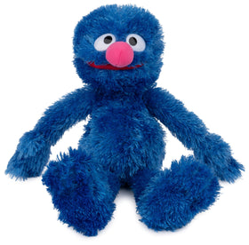 GUND Grover plush blue 14.5-inch close-up face showing soft fur for cuddling
