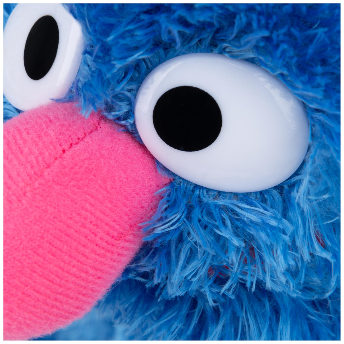 GUND Grover shaggy blue fur texture highlights premium plush