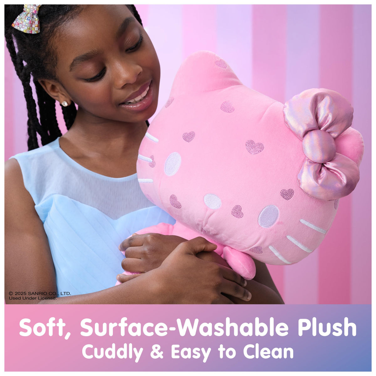 GUND Hello Kitty 50th embroidery marks a special edition keepsake.