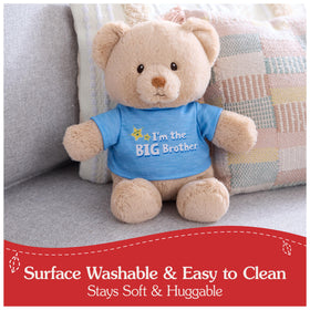 GUND I'm The Big Brother bear recycled materials construction highlights eco-friendly craftsmanship