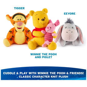 GUND Tigger knit plush soft texture enhances cuddle time for kids and collectors.