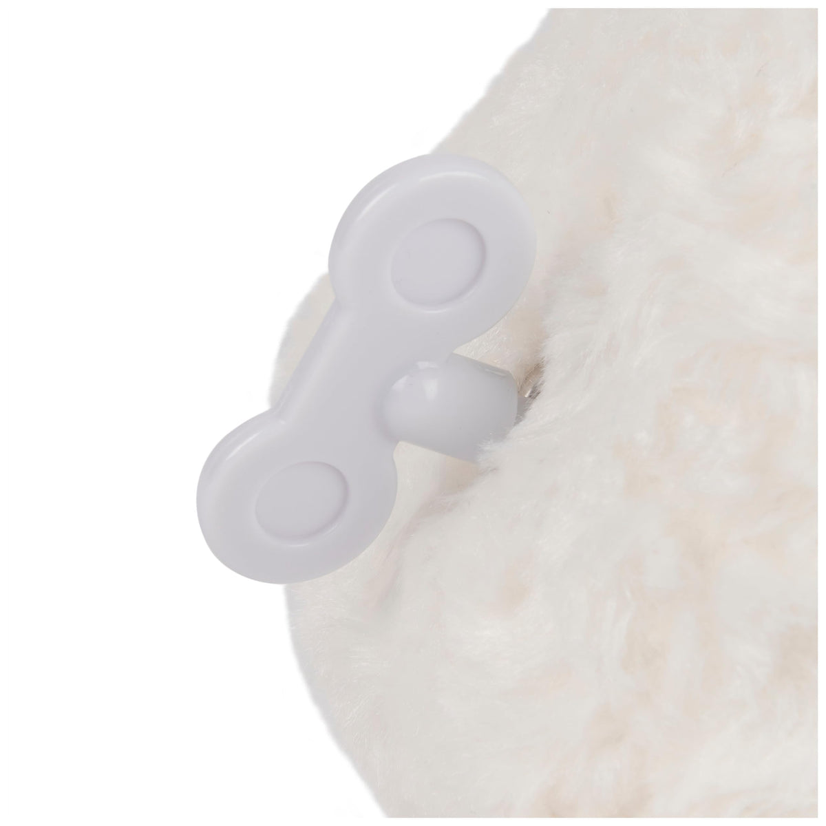 Lena Lamb satin ribbon neck adds a cute visual touch and gift appeal