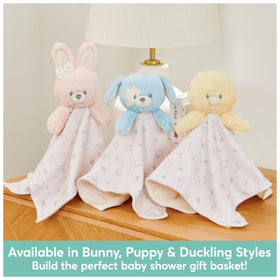 GUND Lovey in a modern nursery with soft pastel tones
