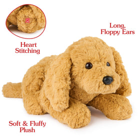 GUND Muttsy premium soft materials stay plush and inviting over time.