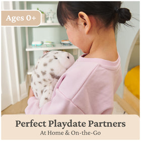 Sits upright for display and easy storytelling during playtime.