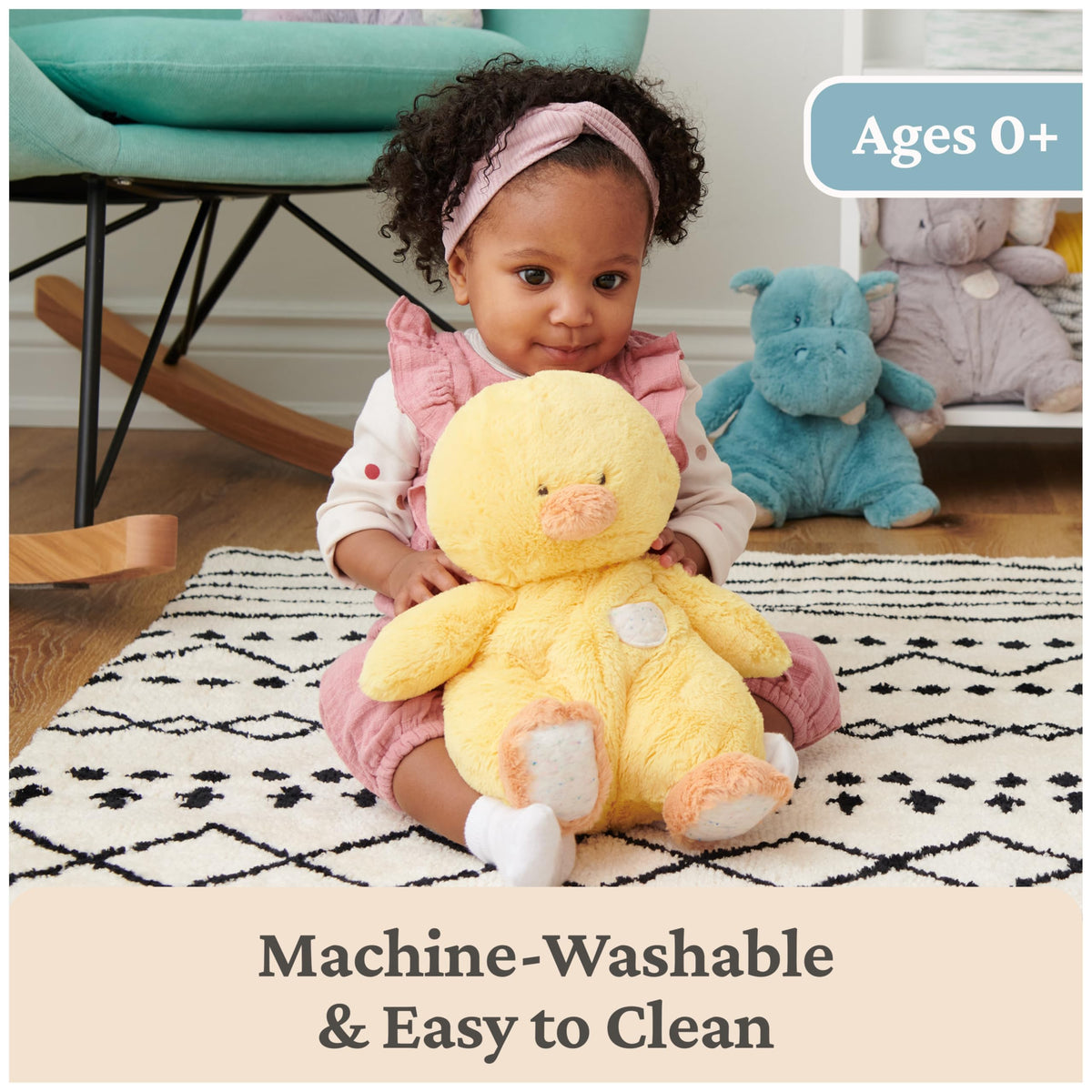 GUND Oh So Snuggly Chick nursery decor friendly cuddly companion
