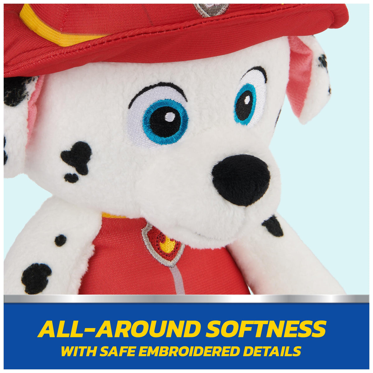 GUND PAW Patrol Marshall packaging poly bag for safe delivery.