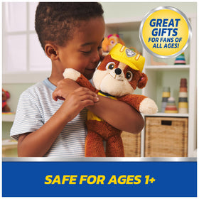 Rubble embroidery details highlight expressive face for engaging play with GUND.