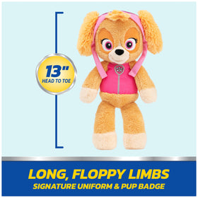 GUND PAW Patrol Skye embroidered facial details emphasize safe, friendly look.