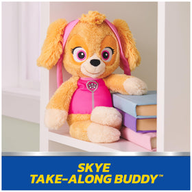 GUND PAW Patrol Skye Take Along Buddy front view in pink/brown for cuddly rescues.
