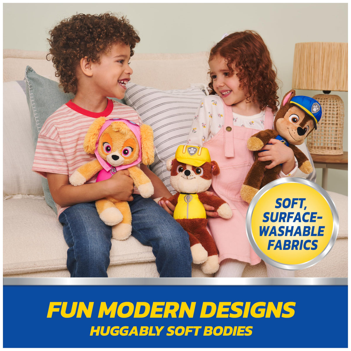 GUND PAW Patrol Skye soft plush material offers cozy hugs.
