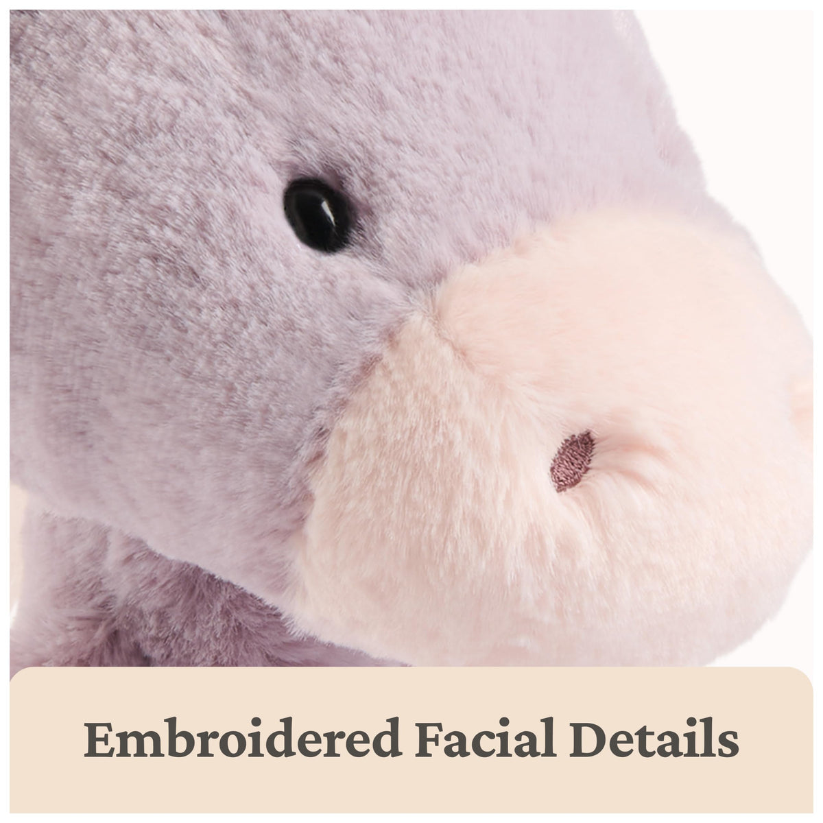 GUND Penni Pony mane and tail close-up with silky texture detail.