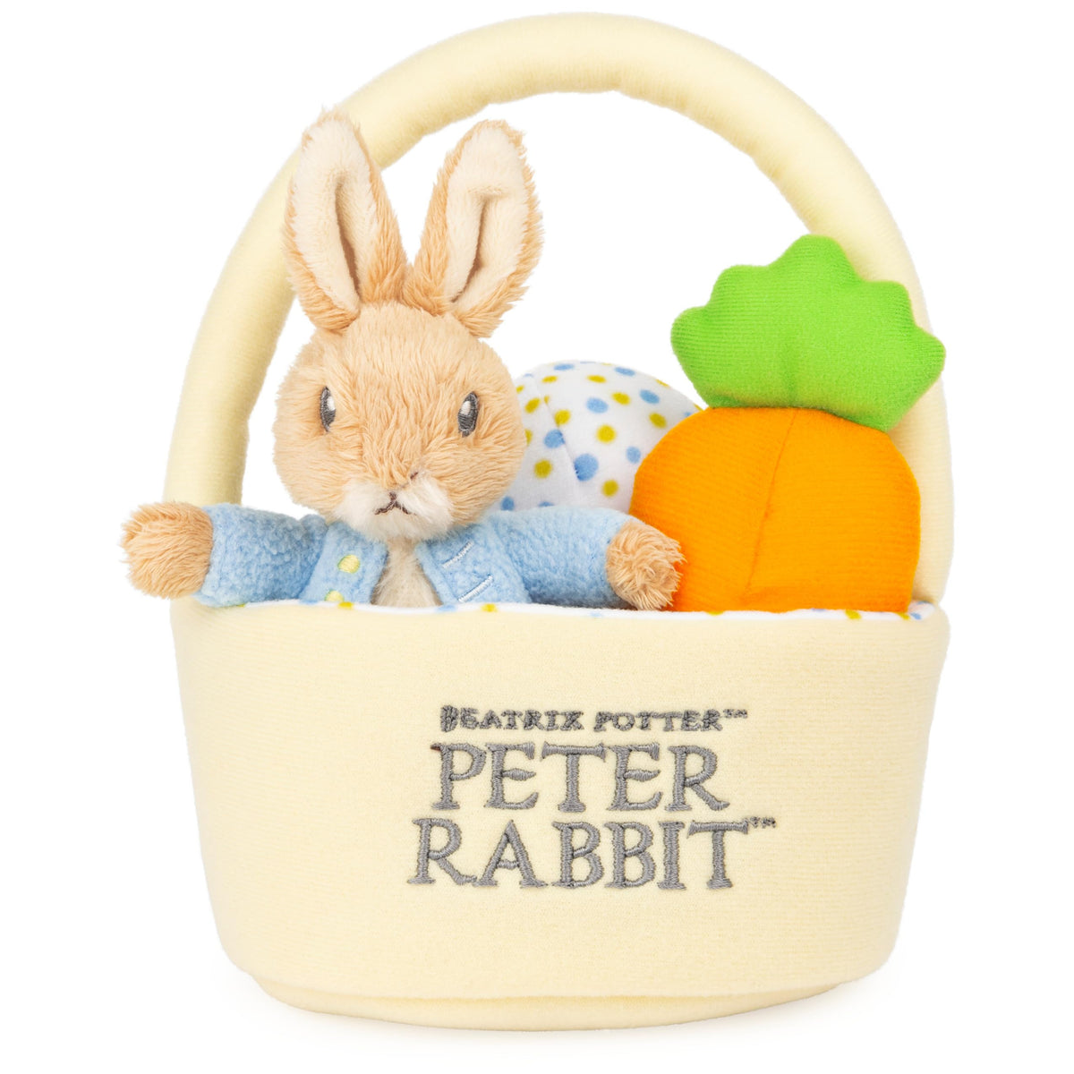 GUND Peter Rabbit plush with soft minky fur for gentle play.