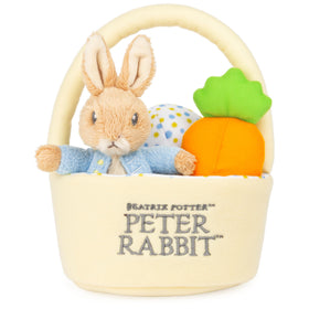 GUND Peter Rabbit plush with soft minky fur for gentle play.