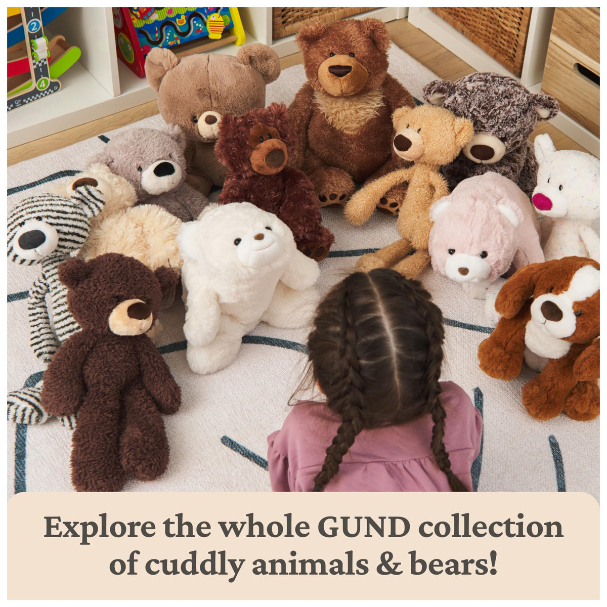 GUND Philbin Bunny Plush ships in protective poly bag.