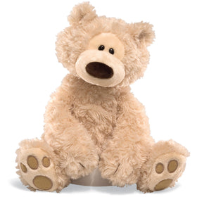 GUND Philbin classic teddy bear 12-inch beige invites cuddles for kids and collectors.