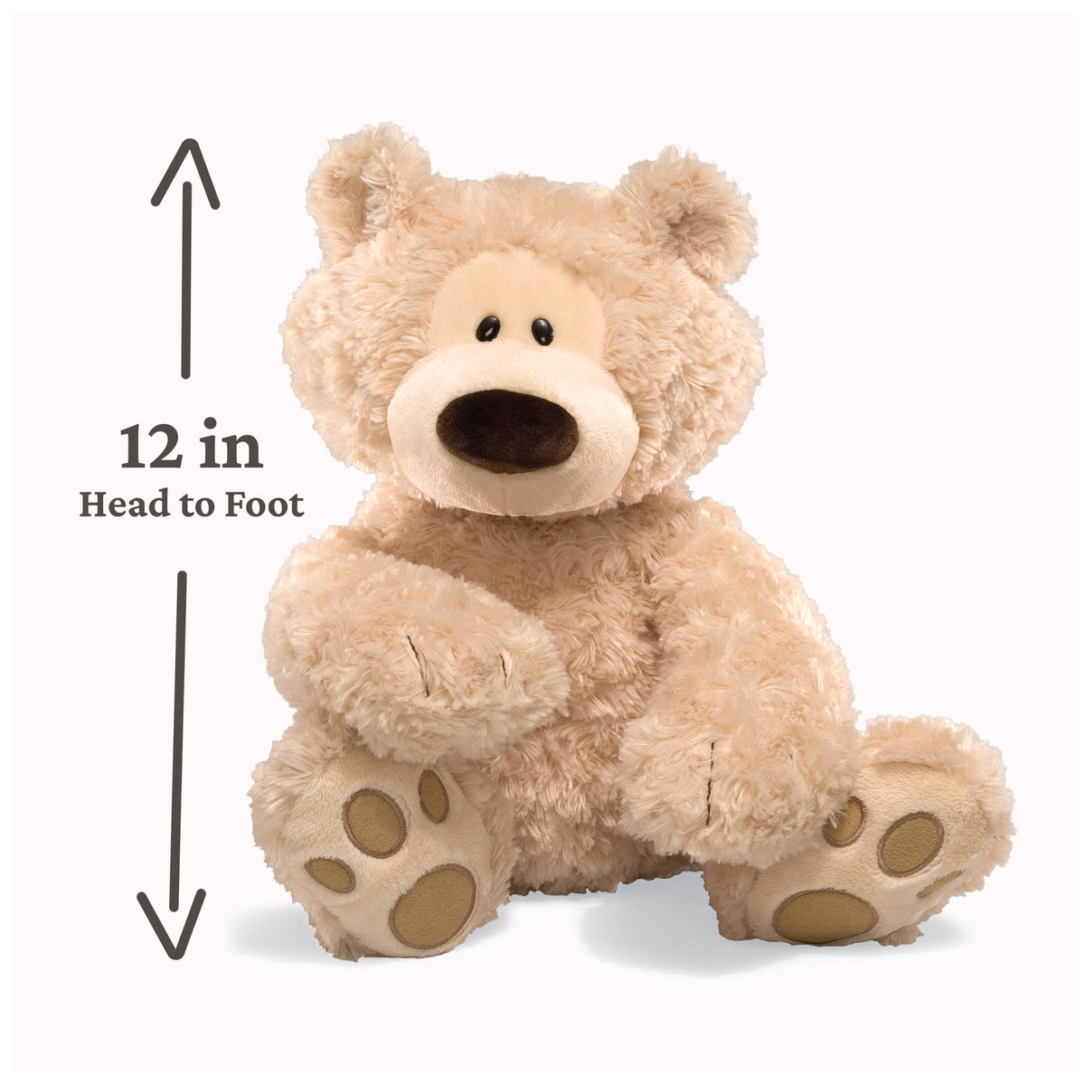 GUND Philbin plush uses premium materials for lasting soft feel.