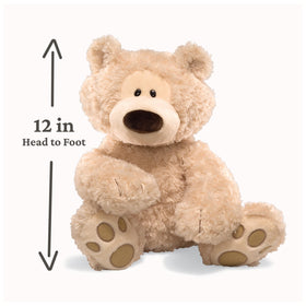 GUND Philbin plush uses premium materials for lasting soft feel.