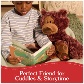 GUND Philbin teddy bear chocolate brown version adds warm color for cozy evenings
