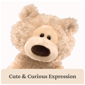 Philbin teddy bear paw pads detail enhances grip for gentle hugs.