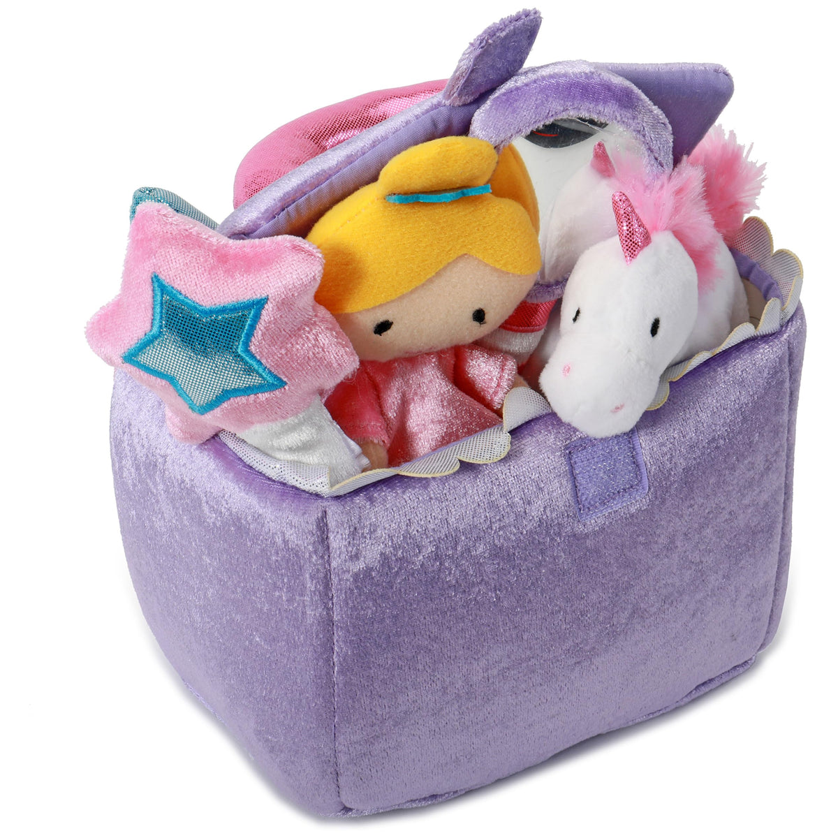GUND princess crinkle doll crinkles when squeezed for texture play