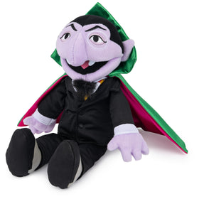 GUND The Count purple plush texture, ultra-soft and kid-friendly.