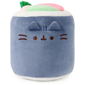 GUND Pusheen Bento Sushi Roll plush with 11-inch size, ideal as desk decor and cuddle buddy